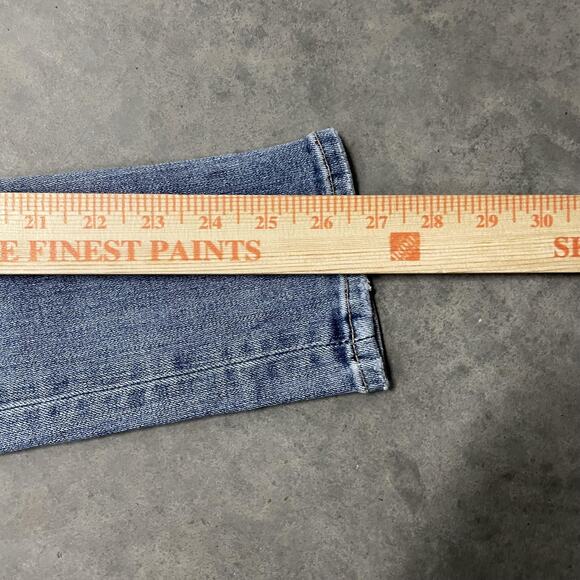 rag & bone/JEAN Capri Jeans Womens 25 Blue Light Wash Distressed Ripped Skinny - Picture 6 of 9